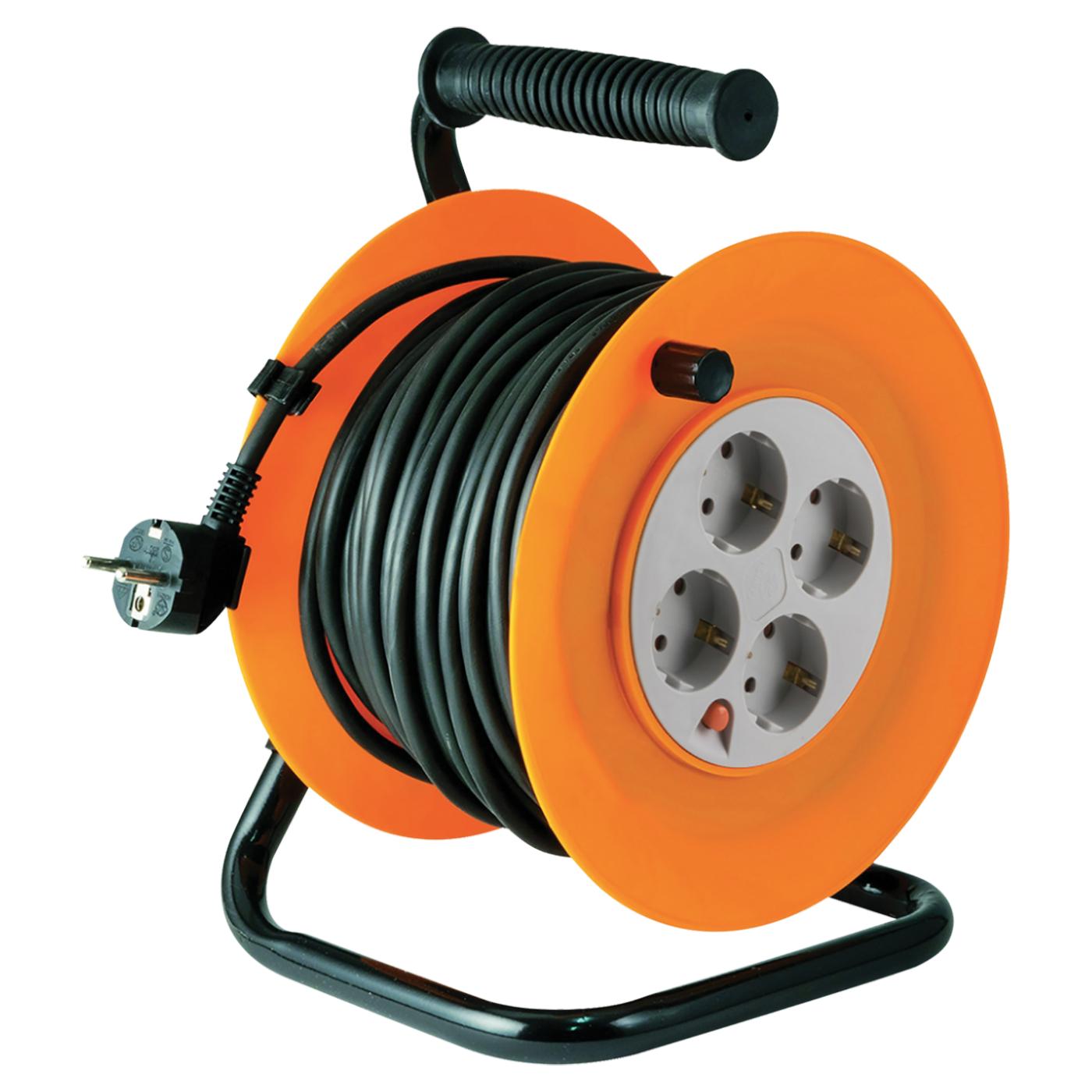 Motalica za kabl, 50 met., H05VV-F, 3 x 1.5 mm², IP20
