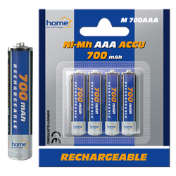 Baterija punjiva AAA, 700mAh, blister 4 kom