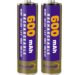 Baterija punjiva AA, 600mAh, blister 2 kom