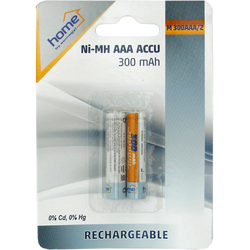 Baterija punjiva AAA,  300mAh, blister 2 kom