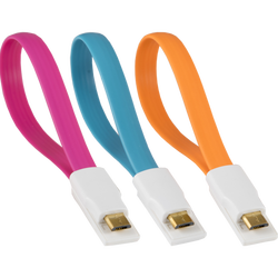 USB A na USB micro kabl, 2.1A, dužina 21,5cm, flat