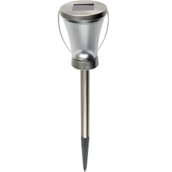 Solarna vrtna LED lampa, metalna, 200 mAh