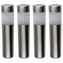 Solarna vrtna LED lampa, metalna, set 4 komada, 300 mAh