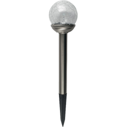 Solarna vrtna LED lampa, metal/staklo, 200 mAh