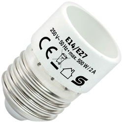 Adapter za sijalično grlo E27 na E14