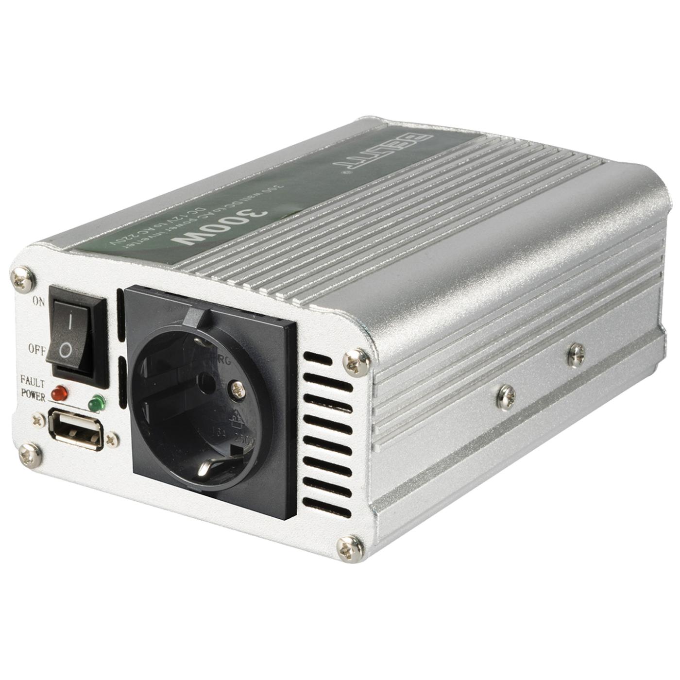 Adapter 12V na 220V, snaga 300/600W, USB port
