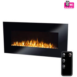 Kamin, električni, 2000W, LED svjetlost, WiFi