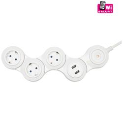 Produžni kabl,SMART,podesivi,3 utičnice,1.5mm²,USB,WiFi
