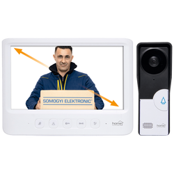 Žični video interfon, 7 inch LCD ekran, elekt. otvaranje vrata