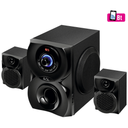 Zvučnik, set 2.1 stereo, Bluetooth, MP3, FM radio, AUX