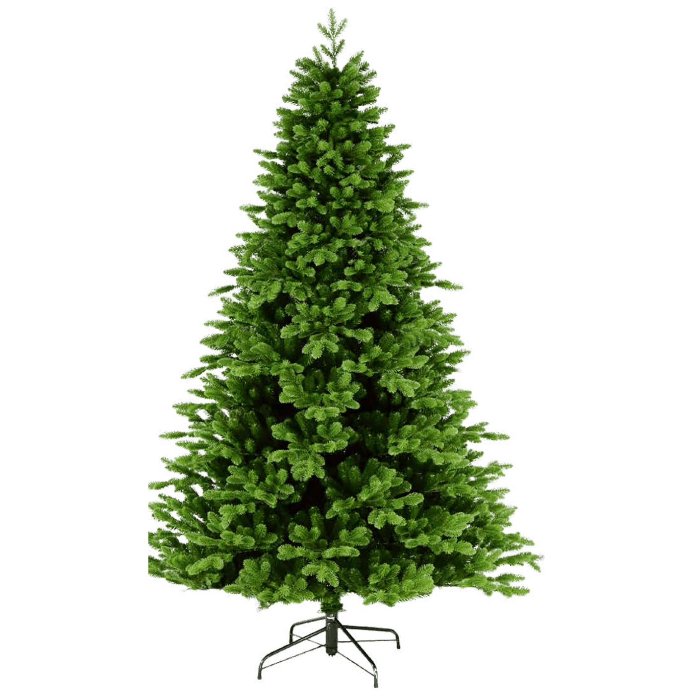 Dekorativni umjetni bor s rasvjetom, 3D iglice, 210 cm