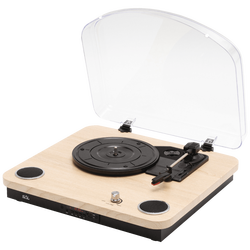 Retro gramofon drvo + BT bežični zvučnik, 4in1, FM, MP3, AUX