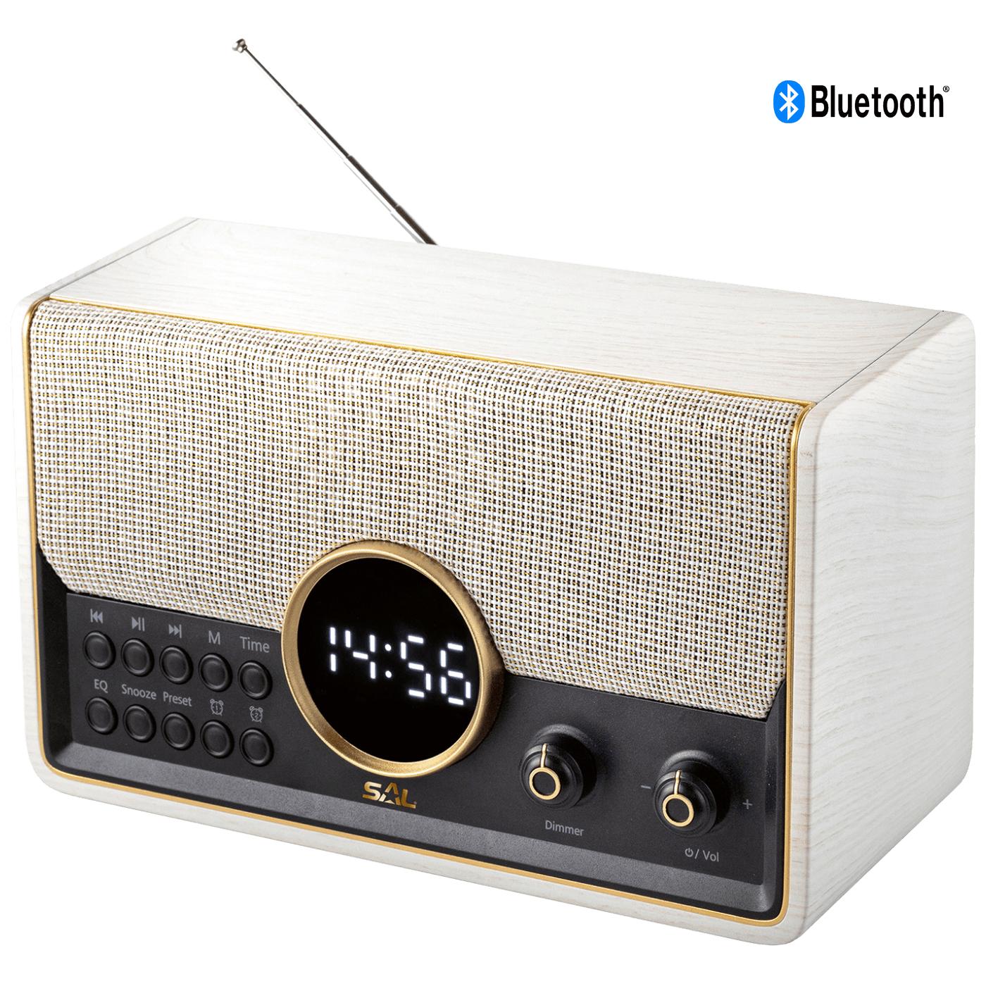 Retro radio + BT bežični zvučnik, 7in1, FM, MP3, alarm