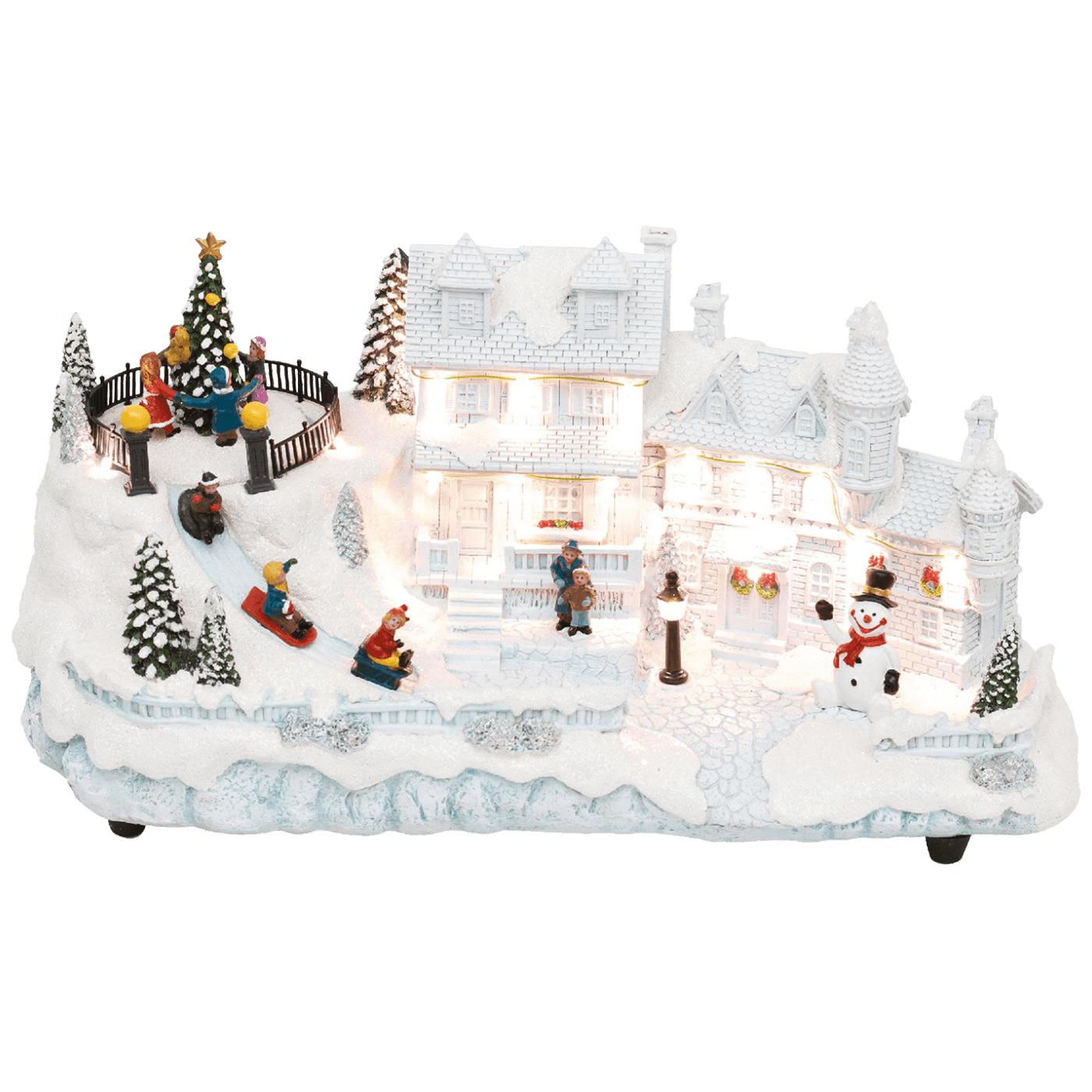 Dekorativna LED rasvjeta, Diorama, bijela kuća
