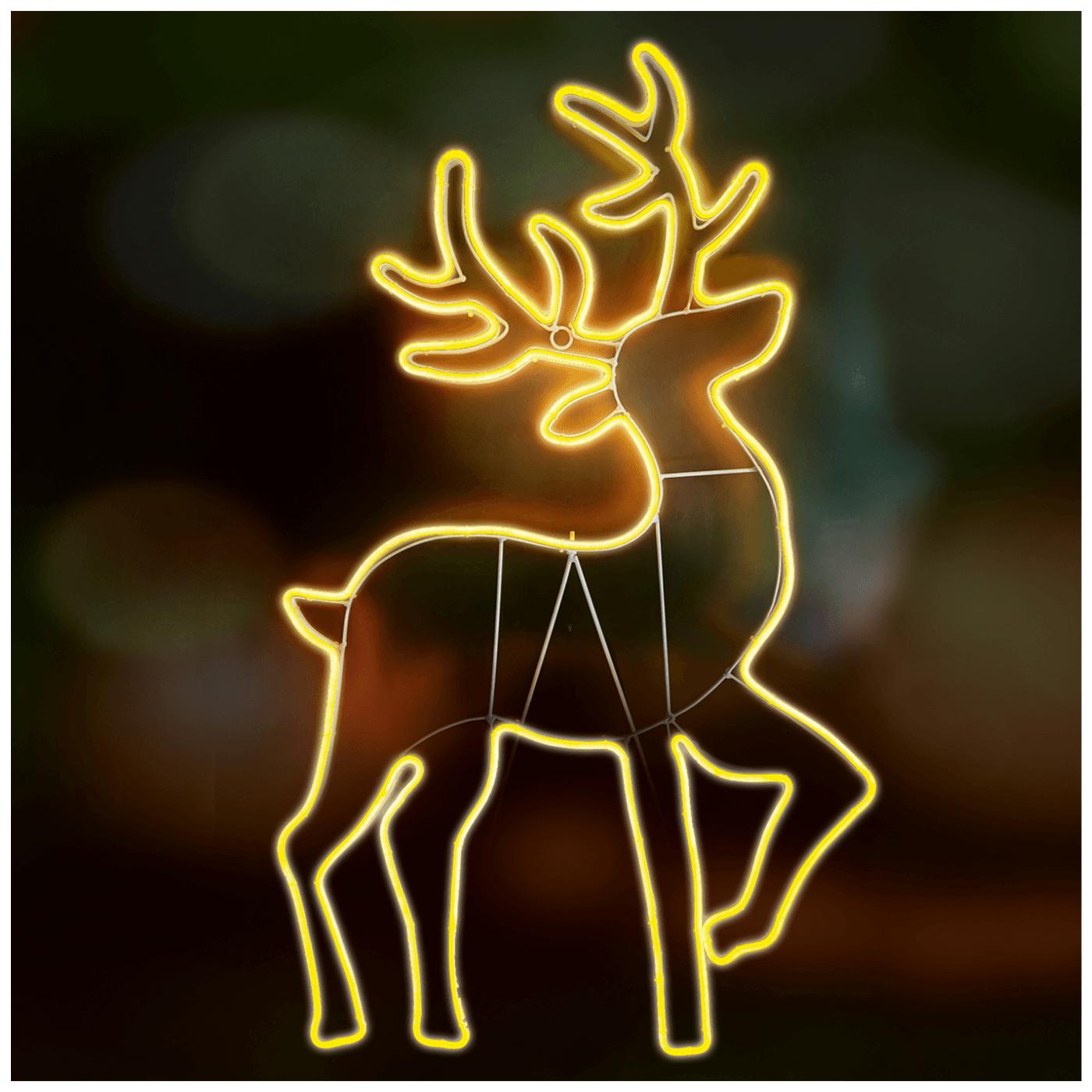 Dekorativna rasvjeta, LED neonska figura, jelen