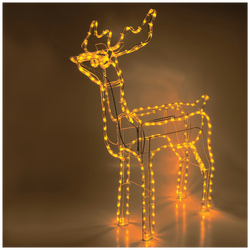 Dekorativna rasvjeta, LED 3D figura, jelen