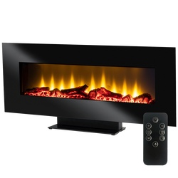 Kamin, električni, 1800W, LED svjetlo, daljinski upravljač