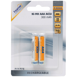 Baterija punjiva AAA,  NiMh, 300mAh, blister 2 kom