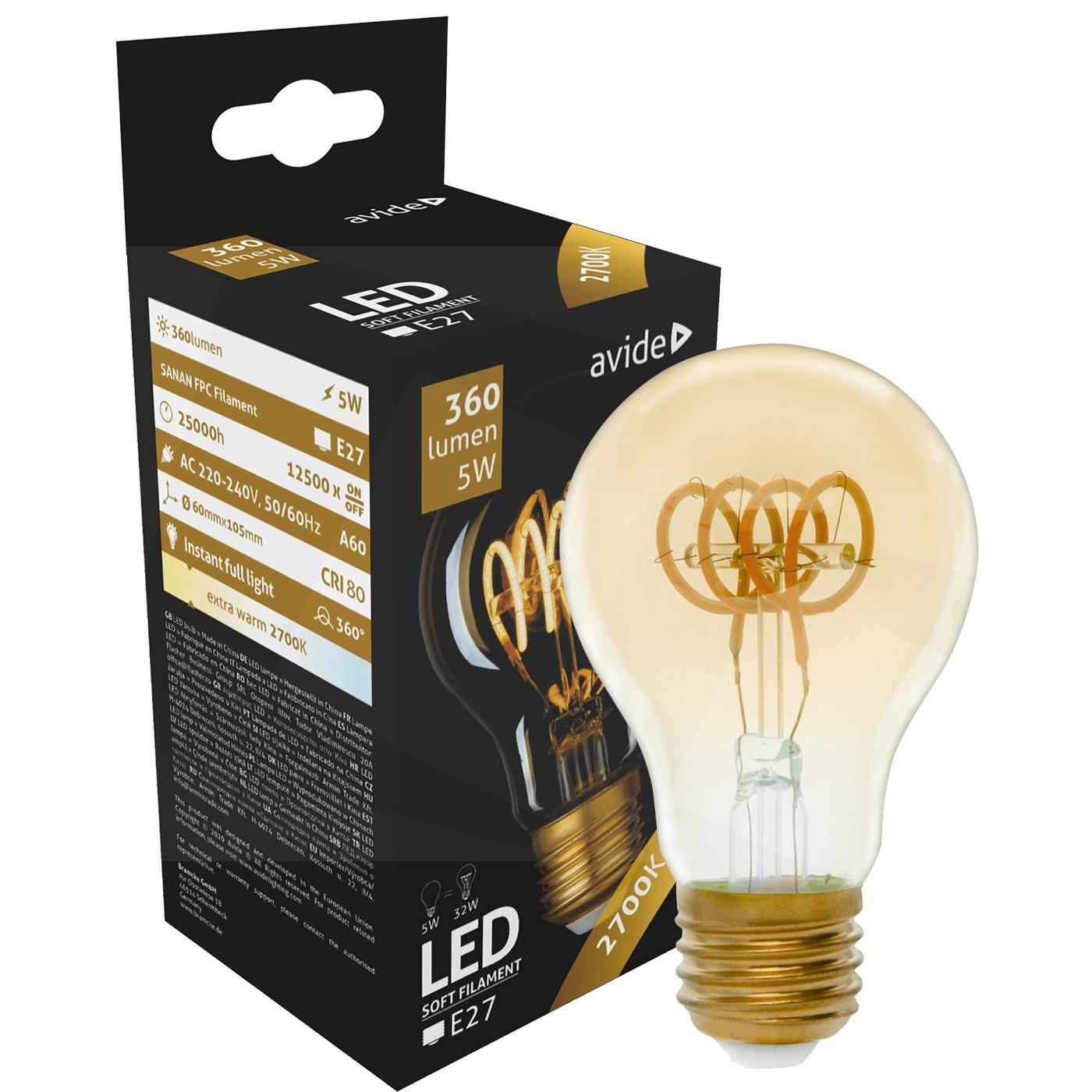 Sijalica, LED 5W, E27, 2700K, 360°, 230V AC