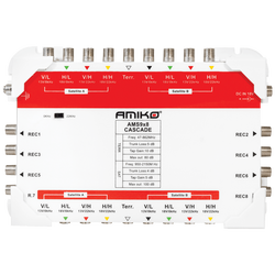Multiswitch 9/8 sa dodatnim napajanjem, kaskadni