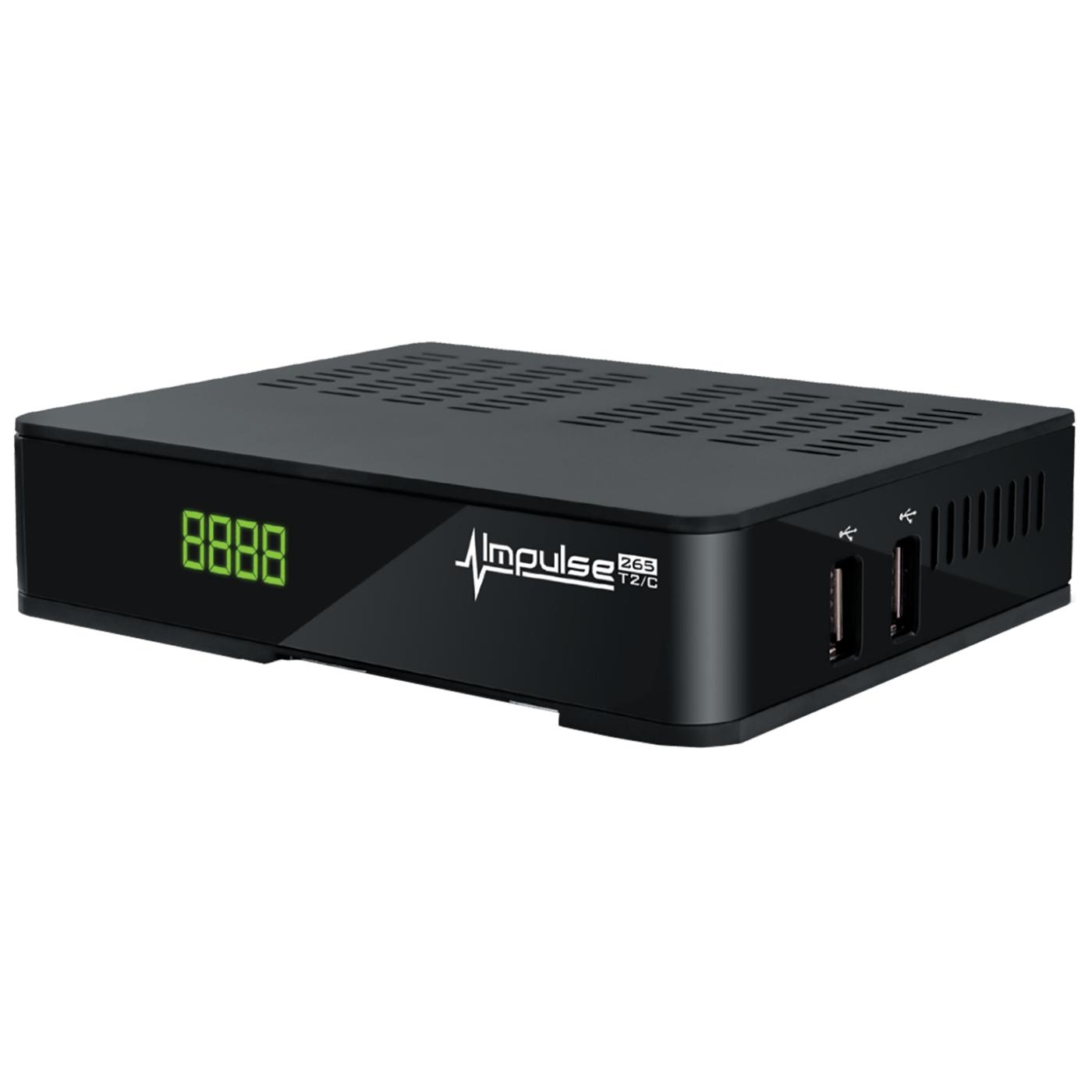 Prijemnik zemaljski, DVB-T2/C, H.265, USB PVR