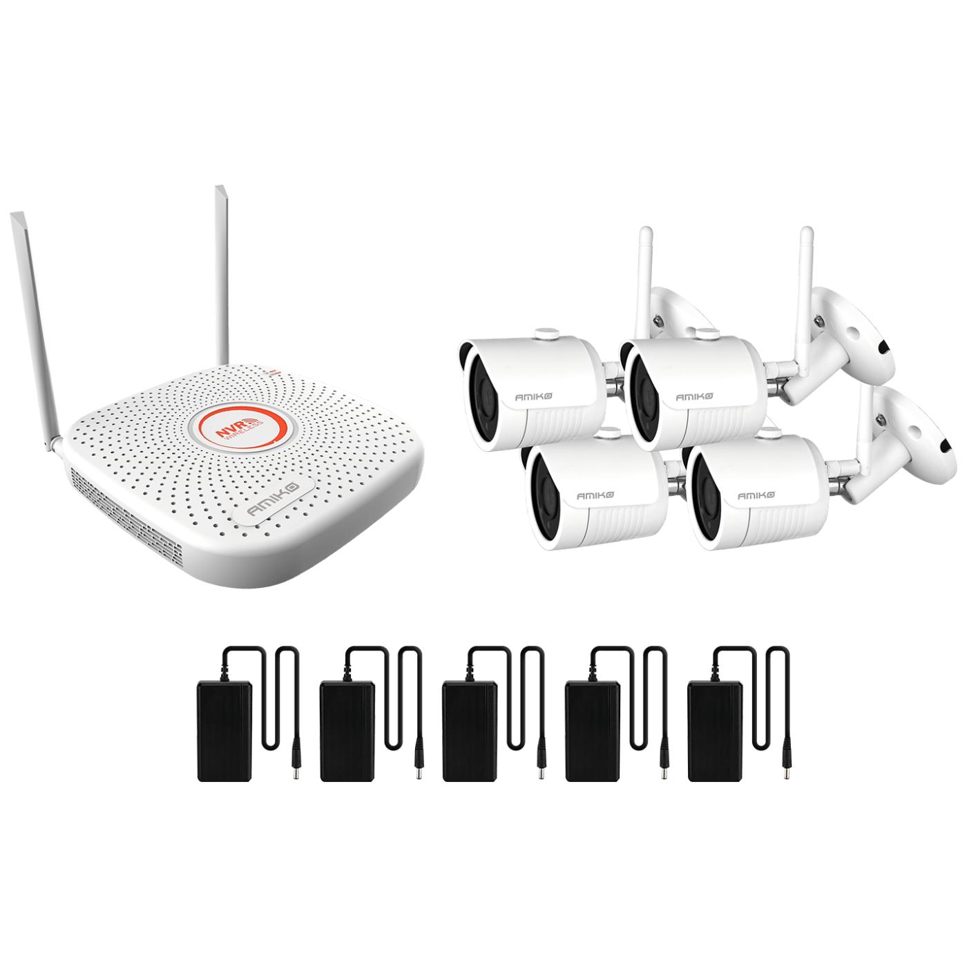 Set za video nadzor, 2 Mpixel, 4 x bullet cam., 9 ch, WiFi