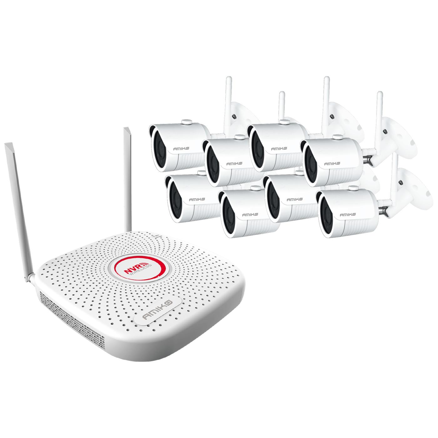 Set za video nadzor, 2 Mpixel, 8 x bullet cam., 9 ch, WiFi