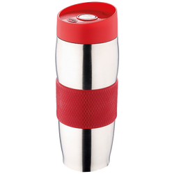 Termos boca, 380 ml, INOX/crvena
