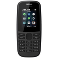 Nokia - Nokia 105 SS Black EU