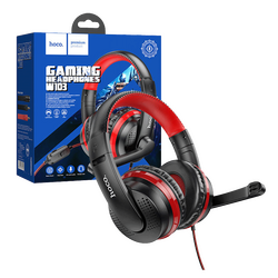 Slušalice sa mikrofonom, gaming, 3.5 mm / USB, crvena
