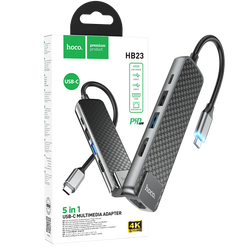 Konverter USB HUB type C to USB3.0/USB2.0/HDMI/RJ45/PD