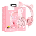 hoco. - W36 slušalice Mačje uši,Pink