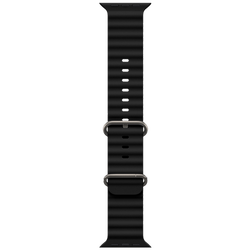 Silikonski remen za iWatch, 42/44/45/49mm, crna