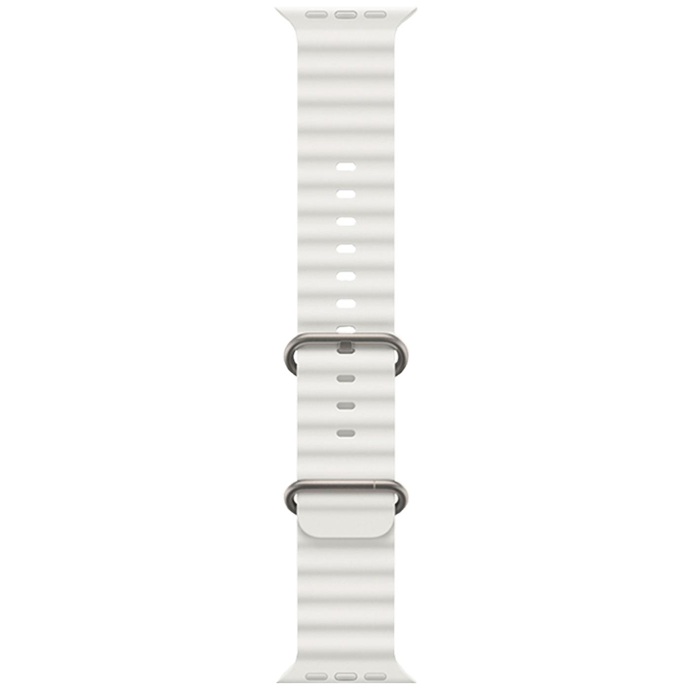 Silikonski remen za iWatch, 42/44/45/49mm, bijela