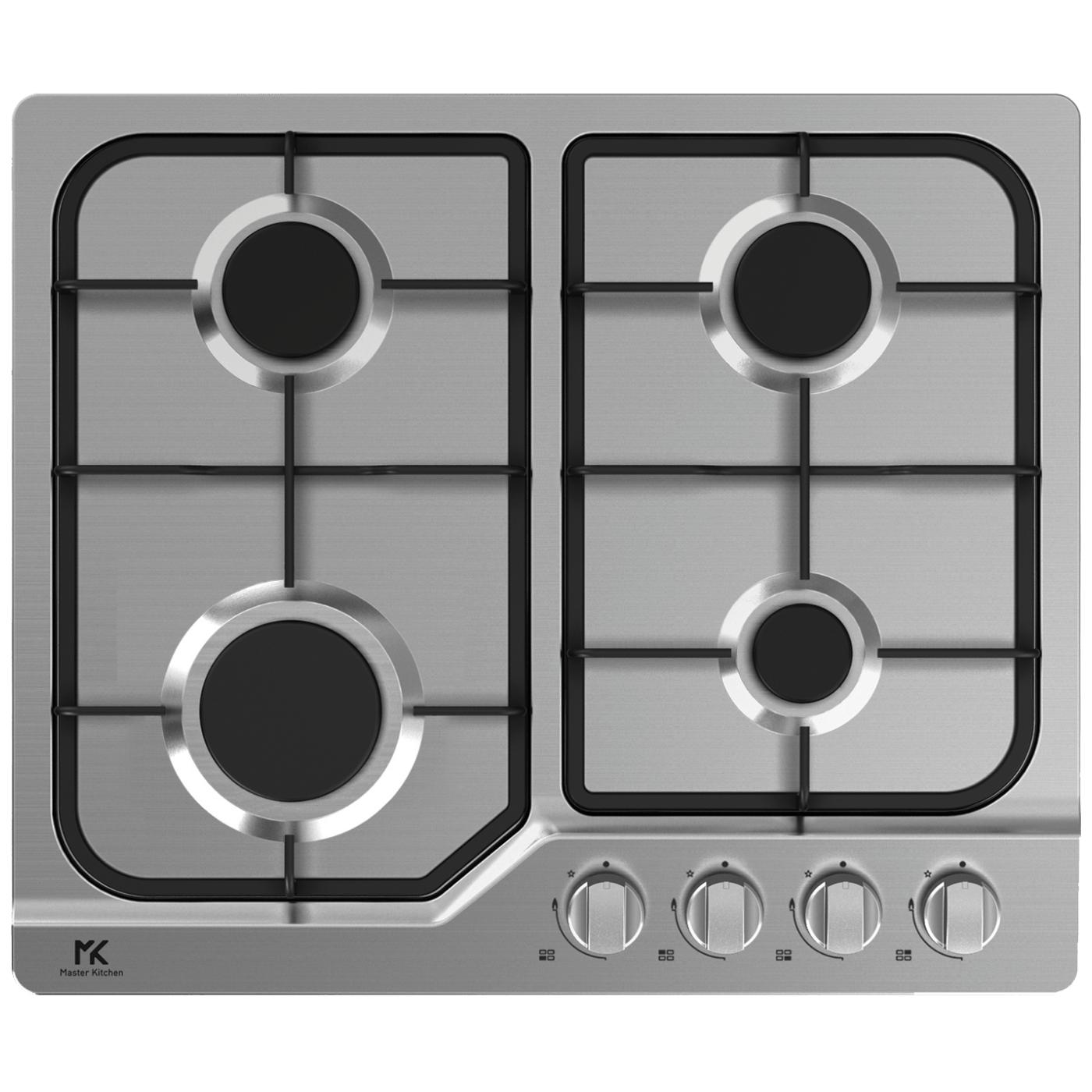 Ugradbena plinska ploča za kuhanje, INOX