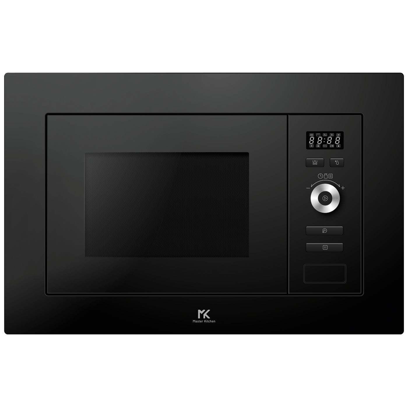 Ugradbena mikrovalna pećnica, 8000 W, kapacitet 20 l, crna