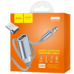 USB kabl za smartphone, metal magnetic, micro USB, 2.0 A