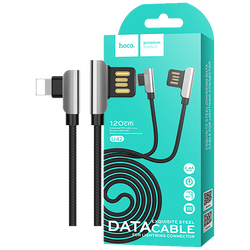 USB kabl za iPhone, Lightning kabl, 1.2 met., 2.4 A, crna