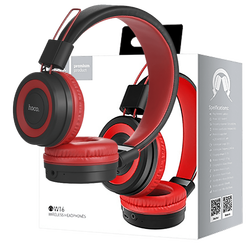 Slušalice bežične / žične, Bluetooth/ 3.5 mm, crvena