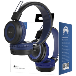 Slušalice bežične / žične, Bluetooth/ 3.5 mm,  plava