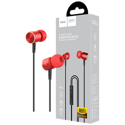 Slušalice sa mikrofonom, 3.5 mm,dužina kabela 1.2 met,crvena