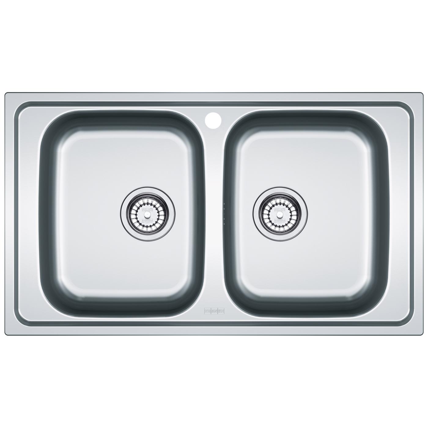 Sudoper ugradbeni, 860x500, INOX