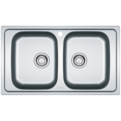 Sudoper ugradbeni, 860x500, INOX