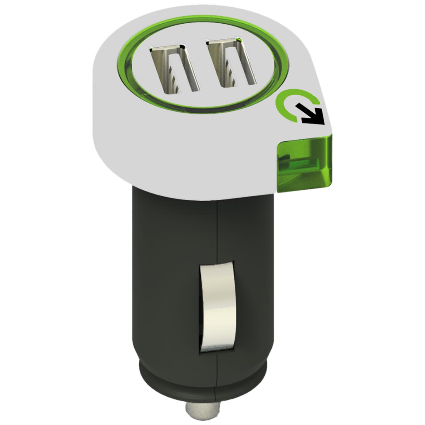 Auto punjač, Dual USB, 2.1A