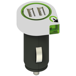 Auto punjač, Dual USB, 2.1A