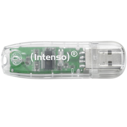 USB Flash drive 32GB Hi-Speed USB 2.0,Rainbow Line,TRANSP.