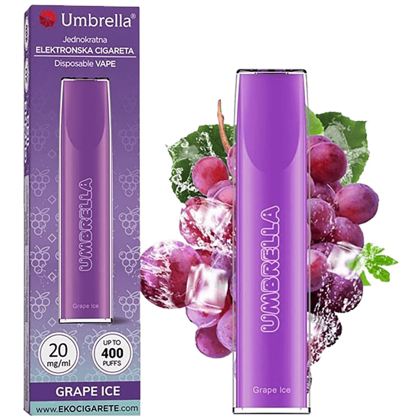 Cigareta elektronska, jednokratna, Grape Ice 20mg