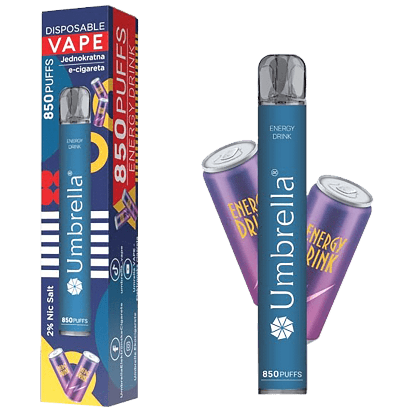 Cigareta elektronska, jednokratna, Energy Drink 20mg Umbrella