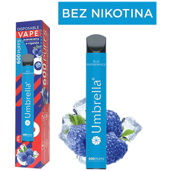 Cigareta elektronska, jednokratna, Blue Raspberry Ice 0mg