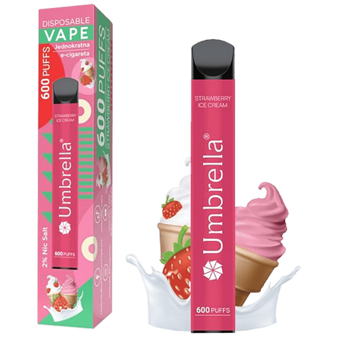 Cigareta elektronska, jednokratna, Strawberry Ice Cream 20mg